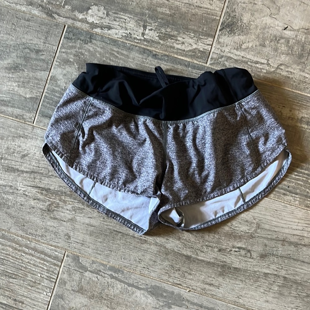 Gray lululemon shorts  size 4